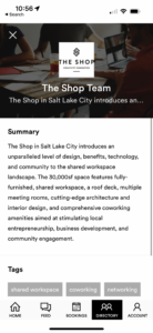 coworking team profile